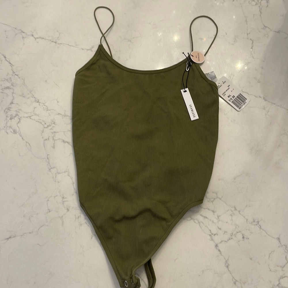 Green body suit